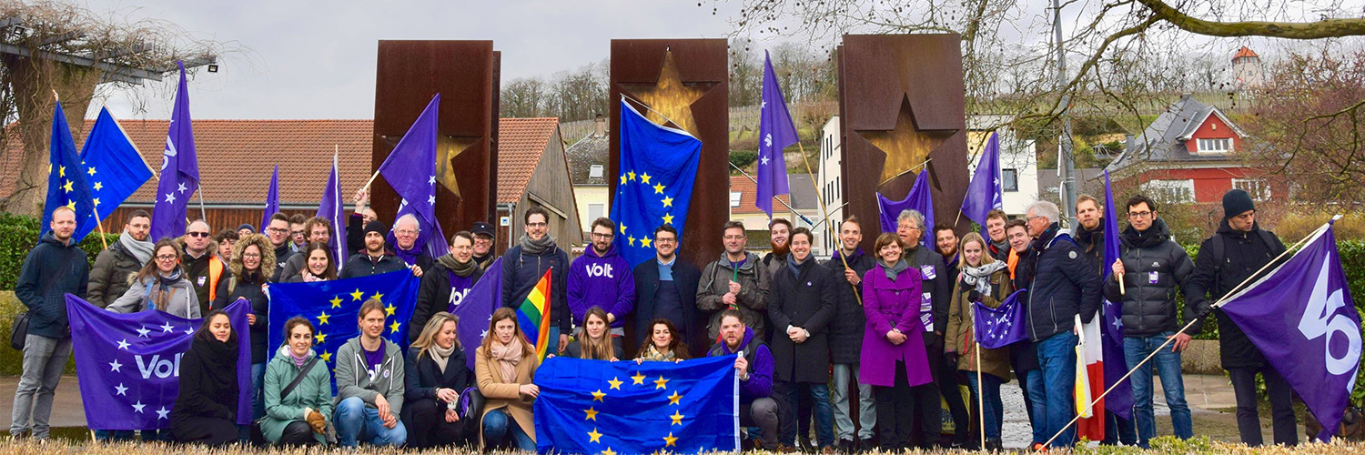 Volters commemorating the Schengen Agreement in Schengen